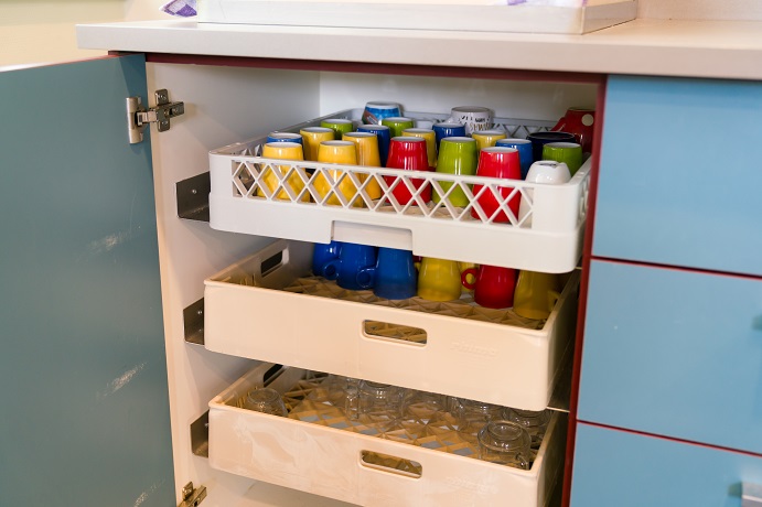 kast herbruikbare koffiebekers