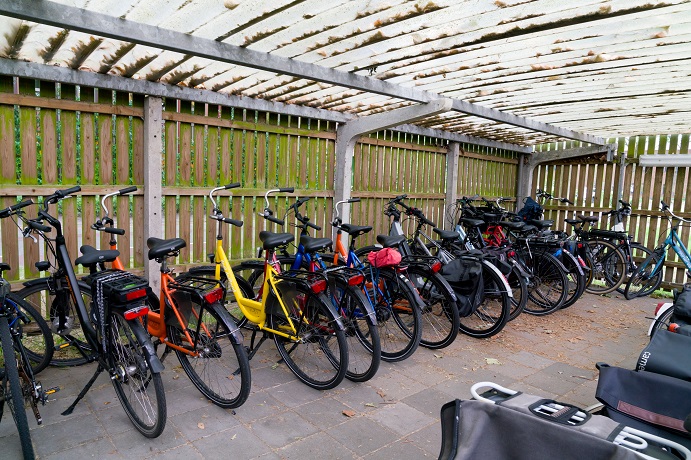overdekte fietsenstalling