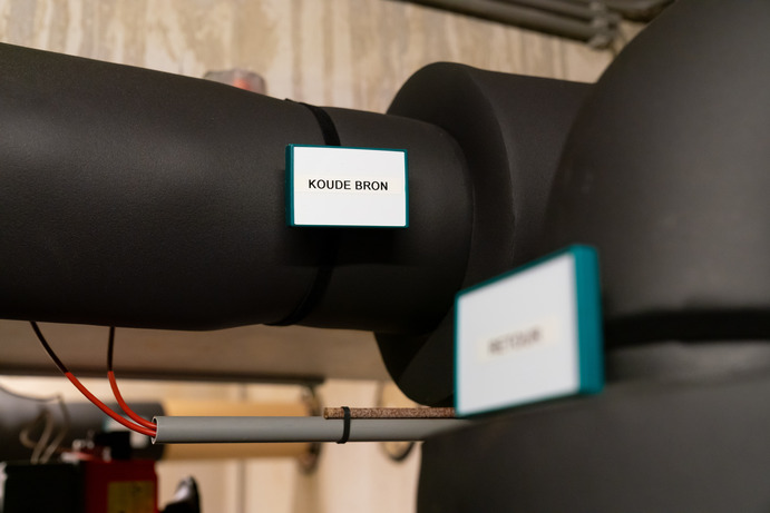 Leiding naar koude bron