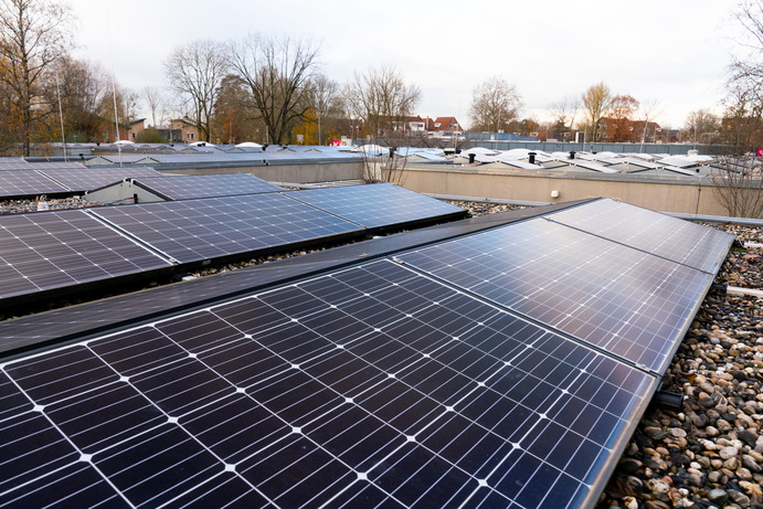 Zonnepanelen op dak