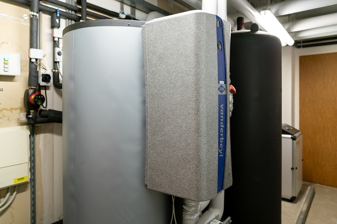 boiler bij circulatieleiding warm tapwater