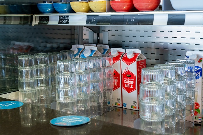 bulkverpakking en glazen