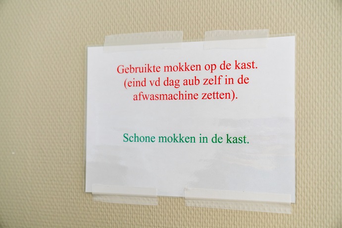 regels mokken kantoor