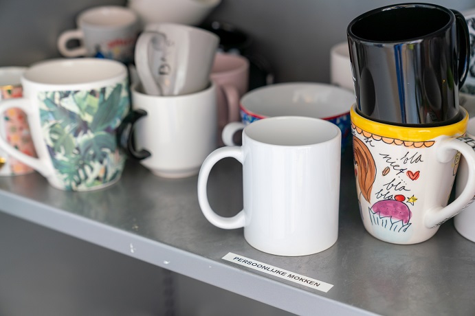 herbruikbare mokken kantoor