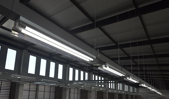 lichtlijn met retrofit LEDbuizen